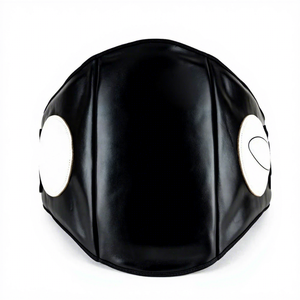 Professional Boxing Belly Protector Muay Thai Belly Pad Custom Leather Chest Guard Training Belly Shield for Martial Arts Karate - Product Image 4