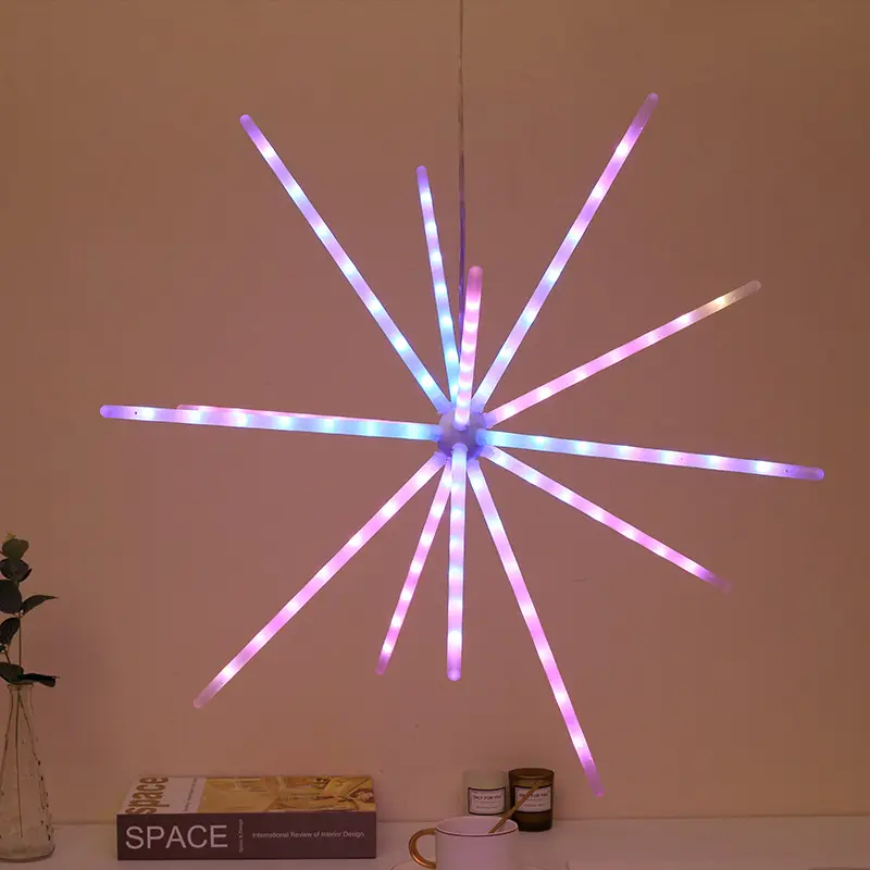Offre Spéciale feu d'artifice USB ALIMENTÉ De Noël décoration de Vacances LED Meteor Starburst Lumière de Corde Féerique de Lumières
