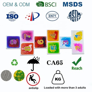 Nuovo Arrivo: Tappetino Sensoriale Numerico 1-10 per Prescuola, Giocattoli Slime, Regalo per Bambini, Giochi per Feste, Piastrelle Liquide da Pavimento - Product Image 4