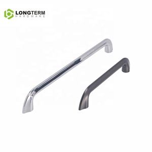 现代锌合金橱柜衣柜门把手手指拉家具厨房橱柜抽屉把手 - Product Image 1