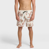 Shorts de bain personnalisés à séchage rapide pour hommes, vente en gros, vêtements de plage imprimés pour hommes