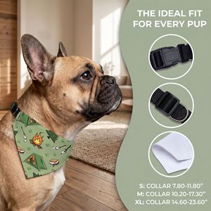 Lot de Bandanas Lavables en Coton Personnalisables pour Animaux de Compagnie, avec Attache Réglable, Bavoir pour Chats et Chiens, pour Samoyèdes, Malamutes d'Alaska et Animaux de Toutes Tailles - Product Image 2