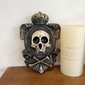 Nouvelles idées de produits 2026 Décoration intérieure <span class=keywords><strong>Halloween</strong></span> Crâne suspendu Ornement en résine Décoration de <span class=keywords><strong>porte</strong></span> - Product Image 4