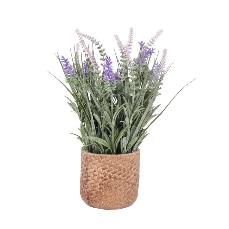 2021 Decorative Flowers and Plants lavender flowers bonsai lavanda flor boda lavanda artificial ramo de lavanda