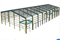 Estructura de Acero al Carbono Prefabricada Duradera Marca Tianying Q355B/Q235B para Almacenes, Talleres y Naves Industriales con Garantía de 5 Años y Resistencia al Viento de 121+ mph