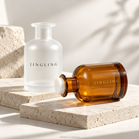 Flacon diffuseur de parfum en verre vide de luxe 50ml 100ml 150ml 200ml 250ml Ambre Givré Transparent pour Aromathérapie et Parfum d'Intérieur Vente en Gros