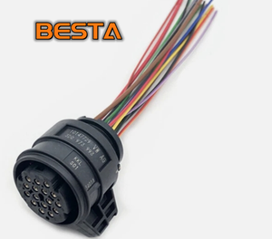 Connecteur ECU de boîte de vitesses à 16 broches 09430010 3D0973993 1J0927320 pour Audi A3 Q3 <span class=keywords><strong>R8</strong></span> TT VW Scirocco Tiguan Jaguar XJ X308 - Product Image 1