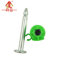 Joint de boulon de sécurité BS009 joint de plomb jetable joint de bouteille en plastique ABS d'externalisation en acier au carbone