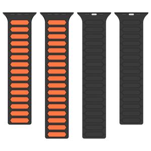 Bracelet de montre magnétique sport pour Apple Watch Series 10 11 42mm 46mm Ultra 49mm SE 44mm, bracelet de montre bicolore - Product Image 4