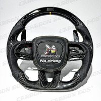 Venta Directa de Fábrica Volante de Fibra de Carbono para Dodge Charger RTS, Estilo Deportivo con LED, Personalizable