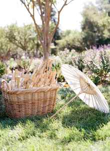 Parasol de mariage blanc de haute qualité en promotion, souvenir personnalisé avec logo, pagode en papier - Product Image 6