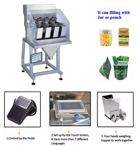 Máquina de pesaje de hojas, pesadora lineal automática multicabezal para hojas de té, 5g-2000 - Product Image 3