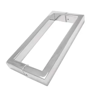 BackにBack Double Sided Square Tubing Shower Door Pull Handles