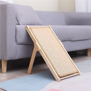 แผ่นรองข่วนแมว สีไม้ธรรมชาติ ทนทาน ติดผนังสำหรับแมว - Product Image 2