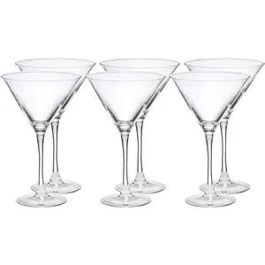 Gelas Anggur Kaca Tiup Tangan Premium Gelas Pendingin Martini Yang Elegan dan Canggih