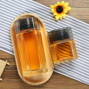 Vente en gros de pots en verre hexagonaux pour confiture, miel, <span class=keywords><strong>avec</strong></span> <span class=keywords><strong>bec</strong></span> <span class=keywords><strong>verseur</strong></span>, 180 ml, 250 ml, 360 ml, 500 ml, pour contenants alimentaires de cuisine - Product Image 2