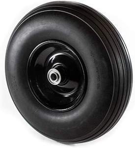 Nouveau pneu anti-crevaison en plastique 4.00-6 roues sans crevaison pour hôtels tondeuse à gazon et <span class=keywords><strong>brouette</strong></span> - Product Image 2