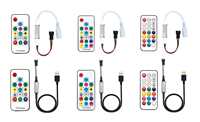 Controlador de Píxeles RGB Mini RF de 14 Teclas, 3 Pines, para Tiras LED WS2811 WS2812B SK6812, DC 5-24V, Ideal para Retroiluminación de TV DIY