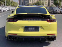 Pièces de voiture, style CM, lèvre de pare-chocs arrière en fibre de carbone, diffuseur arrière, kit carrosserie pour Porsche Panamera 971, modification