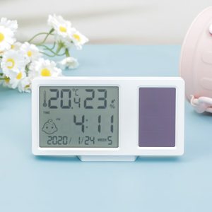 Termohigrómetro Digital LCD Grande al por Mayor, Ultrafino, Sencillo, Termómetro Electrónico Inteligente para el Hogar, Higrómetro, Reloj de Pared - Product Image 1