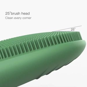 Facial Cleansing Brush Hand Held USB Portable Silicone Waterproof Rechargeable Face Wash Brush Massaging for Deep Cleansing - Product Image 2