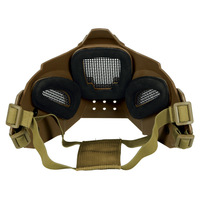 Masque Kango Iron Warrior demi-visage, module combinable, accessoires pour casque FAST, protection à séchage rapide pour la conduite sur le terrain
