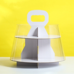Groothandel meerlaags papieren dessert opbergrek afhaalbare zoetwarenstandaard taartdecoratie benodigdheden gebak presentatieschalen - Product Image 4