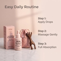 Sérum capillaire GHK-Cu Squalane Liposome Peptide 2-en-1, soin nourrissant doux pour le cuir chevelu, certifié GMPC, OEM, marque privée, vente en gros