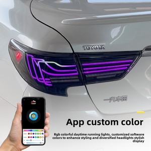 Waterproof RGB Tail <b>Light</b> Assembly for 10-17 Modified Colorful <b>Driving</b> & Running Turn Signal HC-MX-6120A RGB Colorful Tail <b>Light</b> - Product Image 2