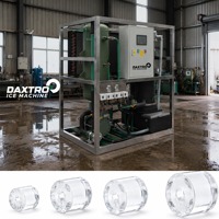 Machine à glaçons industrielle 1 tonne/24h grande capacité, qualité alimentaire SUS304, automatique pour bars, hôtels, restaurants et commerces