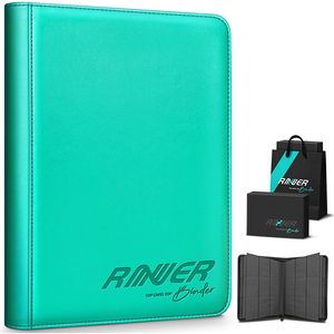 Classeur pour cartes à collectionner 9 pochettes, 20 pages à chargement latéral pour jeux de cartes à collectionner, sportifs et TCG - Product Image 1