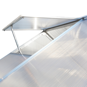 USA Warehouse Modern Steel Greenhouse For <b>Plants</b> And Workshop Agricultural Use With Transparent Panels And White <b>Frame</b> - Product Image 6