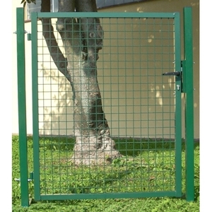 Cancello da giardino verde con telaio in rete saldata da 35/40mm 50x50x4mm dimensione 100x150h 29 kg peso-per iarde recinzione Hardware