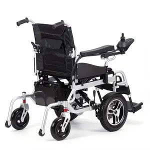 편리한 초경량 전동 의료용 휴대용 롱 드라이브 접이식 휠체어 전기