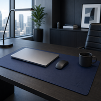YSAGi Tapis de bureau rectangulaire en cuir antidérapant, imperméable, pour ordinateur portable/ordinateur, clavier, souris, grand protecteur de table, dessous de platteau