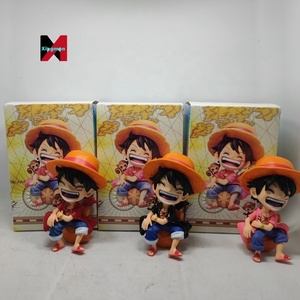 Figurine de collection One Piece GK, <span class=keywords><strong>Luffy</strong></span> Chibi enfant, Sanji aux yeux ouverts, en position assise, modèle en boîte, jouet d'anime de collection, décoration de bureau - Product Image 3