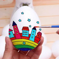 Œufs en polystyrène lisses pour les projets d'artisanat de printemps, de Pâques, d'Halloween, de Noël, de vacances, de fabrication artisanale, de peinture, de projets scolaires