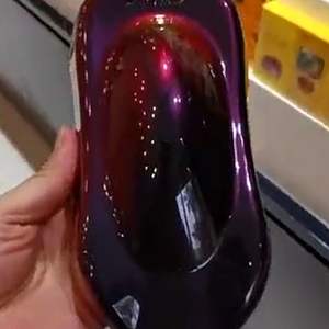 Pó de pigmento para pintura de carros preto camaleão vermelho super deslocador - Product Image 5