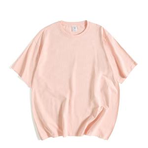 Custom 250g Alta Qualidade HeavyWeight Plain Oversized Tshirt Impressão Bordado Personalizado Em Branco 100% Algodão Gota Ombro T-Shirt - Product Image 6