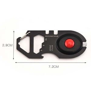 Cartes d'outils de réparation portables pour vélo d'extérieur Outils multifonctionnels pour vélo en acier inoxydable - Product Image 4