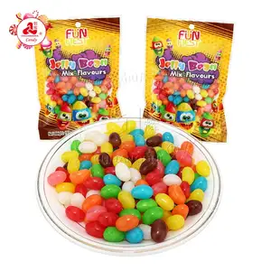 Halal Sweets Halal Mix Fruit Flavor 150g Jelly Bean Candy In Bag Sweet Jelly Candy