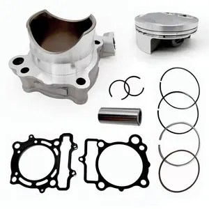 KX250F 77mm 2004-2008 Kit de bloco de motor de motocicleta com anel de pistão e junta para moto Kawasaki