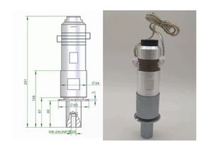 Đầu dò siêu âm y tế 20kHz cho N95 trẻ em 3ply meltblown phẫu thuật hàn mặt nạ với bộ chuyển đổi tần số thông minh - Product Image 6