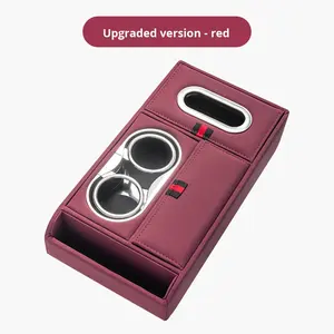 हाइफ FSJ-07 क्रॉस-बॉर्डर लेदर कार आर्मरेस्ट बॉक्स उच्च अंत भंडारण कप धारक फोन धारक फोन धारक - Product Image 6