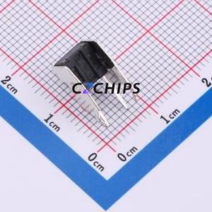 TC-6615Z-8.0-6.15 Tactile Switch Through hole,7.5x6.2mm Switch Single Pole Single Throw Round Button 2.6N Right Angle Insert - Product Image 2