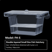 Vente du fabricant JENECA : Boîte d'isolation transparente en plastique écologique pour l'élevage de poissons d'aquarium, incubateur pour poissons Betta, 1L
