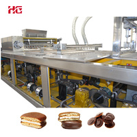 Línea de Producción de Pastel de Chocolate y Pastel Jaffa Totalmente Automática y Multifuncional HG