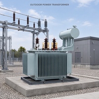 Transformateur immergé dans l'huile triphasé S11 160KVA, applications d'électrification industrielle et rurale, transformateur de puissance