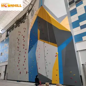 Parque de trampolín para interiores y exteriores, paneles de pared de escalada en roca para niños y adultos