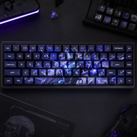 Ensemble de touches de clavier mécanique pour jeux VALORANT KAY O personnalisées, 68 touches, PBT, sublimation par transfert, profil Cherry, pour commutateurs MX
